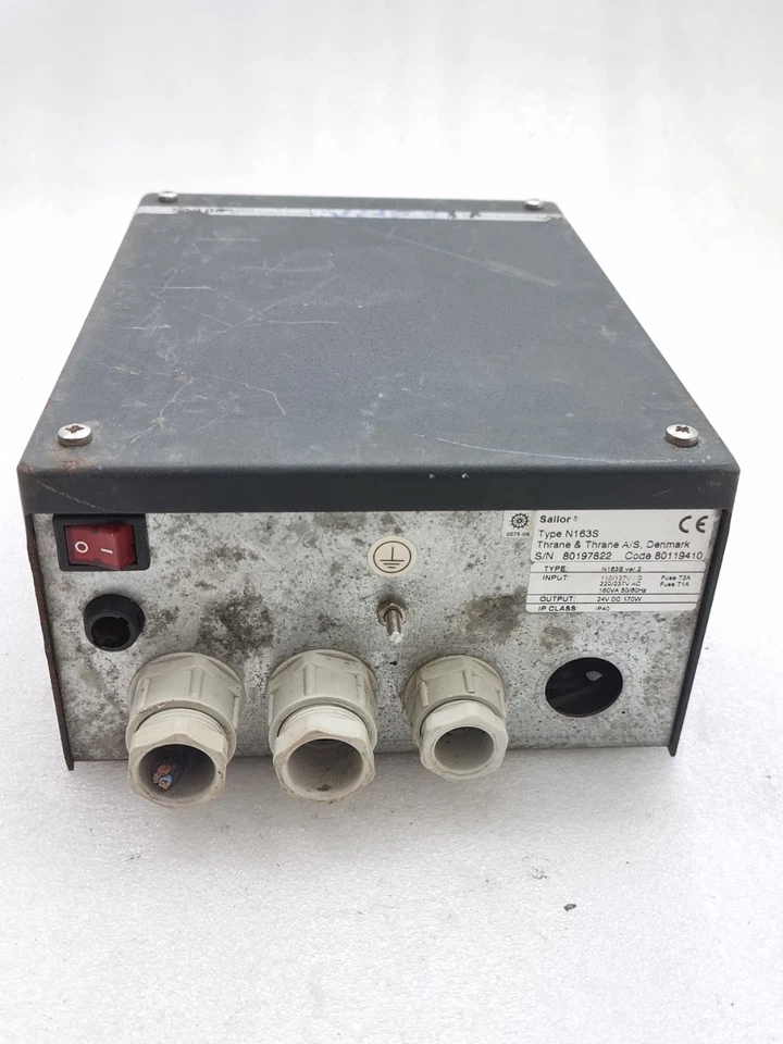 Sailor N163S Power Supply 110/220 Vac Output : 24Vdc Ip40 N163S